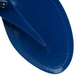 مملوكة مسبقًا Tod’s Blue Tassel Detail Thong Jelly Sandals Size 38