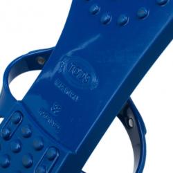 مملوكة مسبقًا Tod’s Blue Tassel Detail Thong Jelly Sandals Size 38