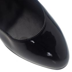 Pre Owned Tod’s Black Patent Wedges Pumps Size 38.5