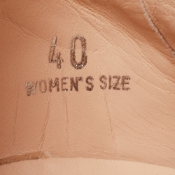 مملوكة مسبقًا Tod's White Croc Embossed Leather Penny Loafers Size 40