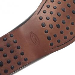 مملوكة مسبقًا Tod's Black Leather Loafers Size 39.5