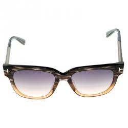 Pre Owned Tom Ford Brown TF436 Tracy Sunglasses