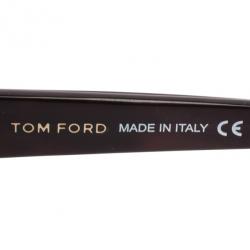 Pre Owned Tom Ford Brown Anouk Cat Eye Woman Sunglasses