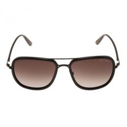 Pre Owned نظارة شمس توم فورد ريكاردو سوداء