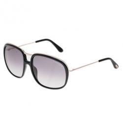 Pre Owned Tom Ford Black Cori Square Sunglasses