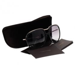 Pre Owned Tom Ford Black Cori Square Sunglasses