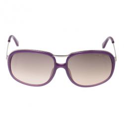 Pre Owned Tom Ford Purple Cori Square Sunglasses