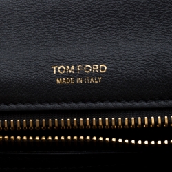 Tom Ford Black Leather Natalia Crossbody Bag