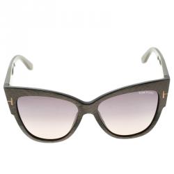 Pre Owned Tom Ford Grey Anoushka TF 371 Cat Eye Sunglasses