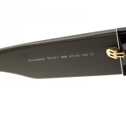 Pre Owned Tom Ford Grey Anoushka TF 371 Cat Eye Sunglasses