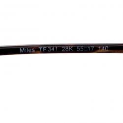 Pre Owned Tom Ford Brown Miles TF341 Aviator Sunglasses
