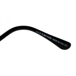 Pre Owned Tom Ford Black/Blue TF473 Aaron Aviator Sunglasses 