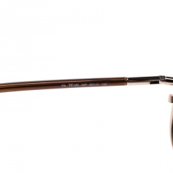 Pre Owned Tom Ford Gold/Brown Gradient TF180 Iris Oversized Round Sunglasses