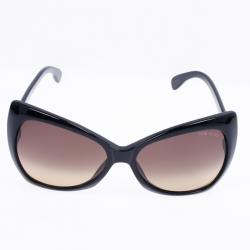 مملوكة مسبقًا Tom Ford Black Retro Inspired Nico Woman Sunglasses