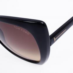 مملوكة مسبقًا Tom Ford Black Retro Inspired Nico Woman Sunglasses