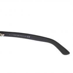 Pre Owned Tom Ford Black/Blue Gradient TF532 Ally Cat Eye Sunglasses