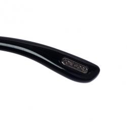 Pre Owned Tom Ford Black Sabrina Round Womens Sunglasses