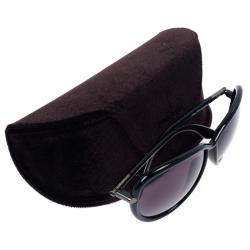 Pre Owned Tom Ford Black Sabrina Round Womens Sunglasses