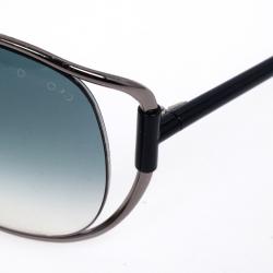 Pre Owned Tom Ford Blue Emmeline Woman Sunglasses