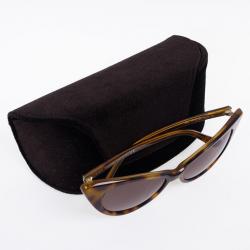 Pre Owned Tom Ford Nikita Leopard Cat Eye Woman Sunglasses