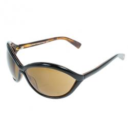 Pre Owned Tom Ford Black Sophia Oval Woman Sunglasses