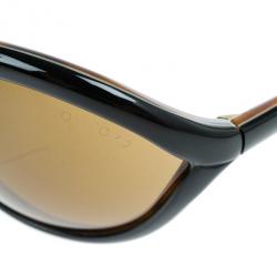 Pre Owned Tom Ford Black Sophia Oval Woman Sunglasses