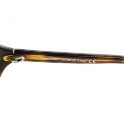 Pre Owned Tom Ford Black Sophia Oval Woman Sunglasses