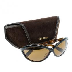 Pre Owned Tom Ford Black Sophia Oval Woman Sunglasses