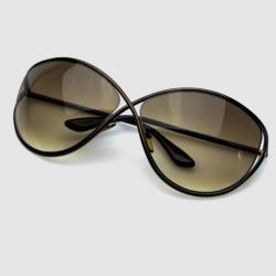 Pre Owned Tom Ford Brown Narcissa Womens Sunglasses