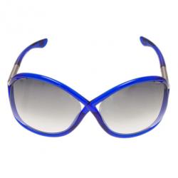 Pre Owned Tom Ford Blue Whitney Sunglasses