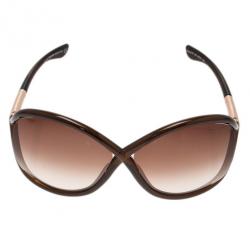Pre Owned Tom Ford Brown Whitney Sunglasses
