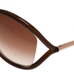 Pre Owned Tom Ford Brown Whitney Sunglasses
