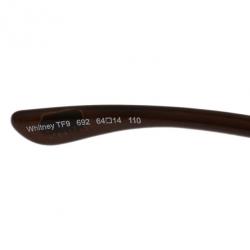 Pre Owned Tom Ford Brown Whitney Sunglasses