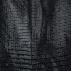 Pre Owned Tom Ford Black Cutout Lace Detail Tiered Pencil Skirt S