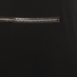 Pre Owned Tom Ford Black Zip Detail Long Sleeve Dress M