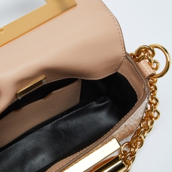 Tom Ford Peach Python Mini Natalia Shoulder Bag