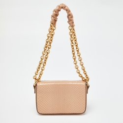 Tom Ford Peach Python Mini Natalia Shoulder Bag