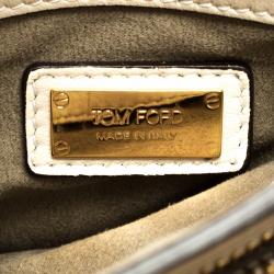 Pre Owned Tom Ford Black/Beige Python Small Natalia Shoulder Bag