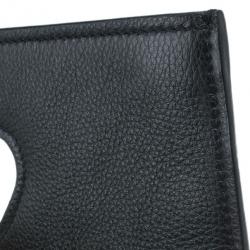 Tom Ford Black Leather Alix Fold Over Bag