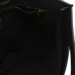 Tom Ford Black Leather Alix Fold Over Bag