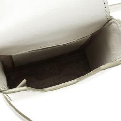 Tom Ford White Leather Mini Camera Crossbody Bag