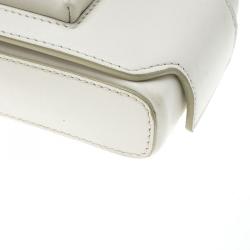 Tom Ford White Leather Mini Camera Crossbody Bag