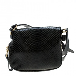 Tom Ford Green Python Mini Jennifer Crossbody Bag