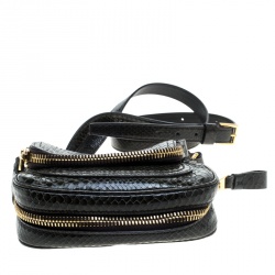 Tom Ford Green Python Mini Jennifer Crossbody Bag
