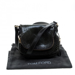 Tom Ford Green Python Mini Jennifer Crossbody Bag