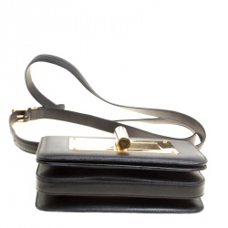 Pre Owned Tom Ford Black Leather Small Natalia Crossbody Bag