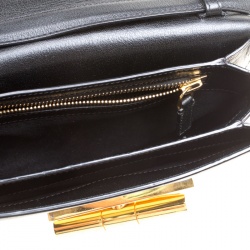 Pre Owned Tom Ford Black Leather Small Natalia Crossbody Bag