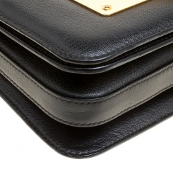 Pre Owned Tom Ford Black Leather Small Natalia Crossbody Bag