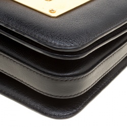 Pre Owned Tom Ford Black Leather Small Natalia Crossbody Bag