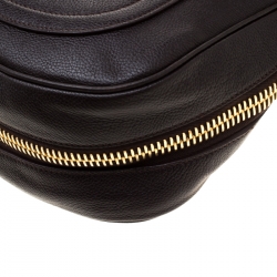 Pre Owned Tom Ford Dark Brown Leather Jennifer Shoulder Bag